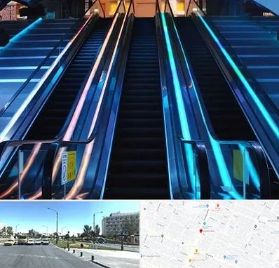 شرکت پله برقی در بلوار کلاهدوز مشهد