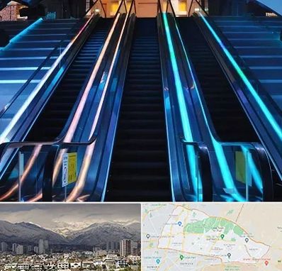 شرکت پله برقی در منطقه 4 تهران