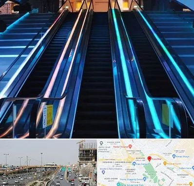 شرکت پله برقی در بلوار توس مشهد