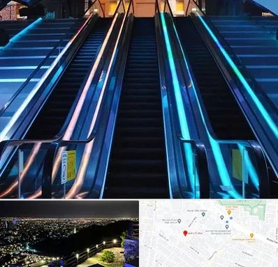 شرکت پله برقی در هفت تیر مشهد