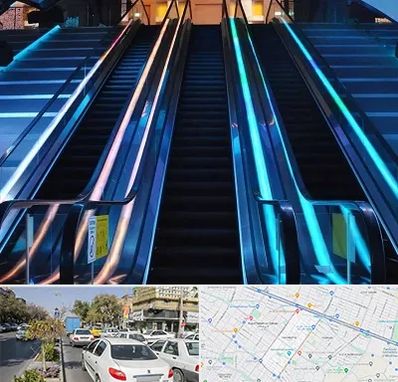 شرکت پله برقی در مفتح مشهد