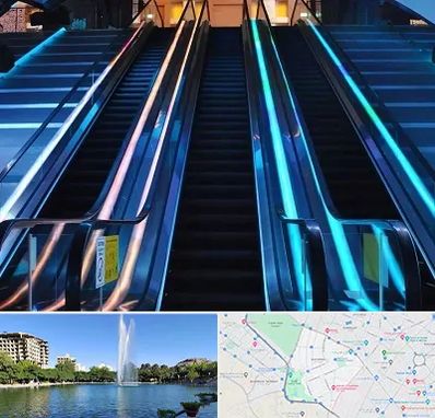 شرکت پله برقی در کوهسنگی مشهد