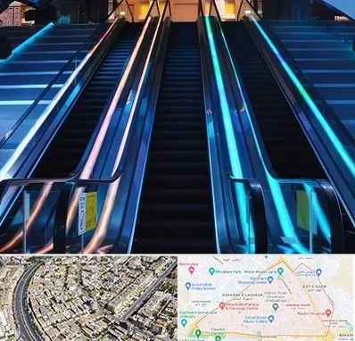 شرکت پله برقی در شهرک غرب مشهد