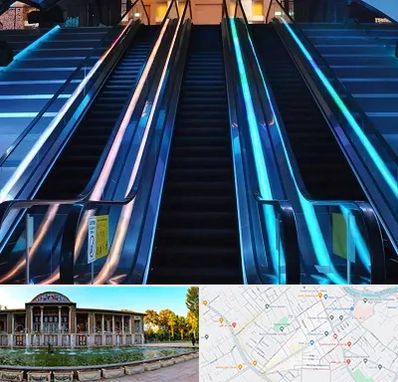 شرکت پله برقی در عفیف آباد شیراز