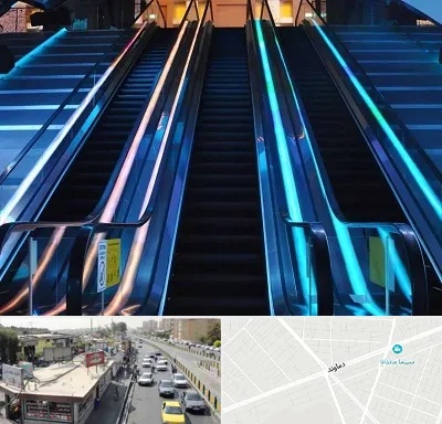 شرکت پله برقی در خیابان دماوند