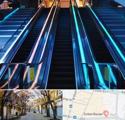 شرکت پله برقی در تربیت تبریز