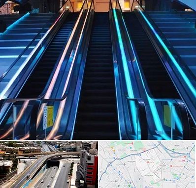 شرکت پله برقی در ستارخان شیراز