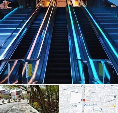 شرکت پله برقی در خیابان توحید اصفهان