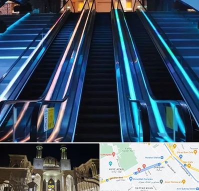 شرکت پله برقی در زرگری شیراز