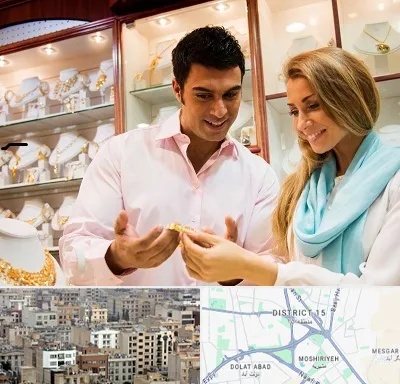 فروشگاه طلا و جواهر در جنوب شرق تهران