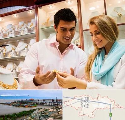 فروشگاه طلا و جواهر در بندر ترکمن