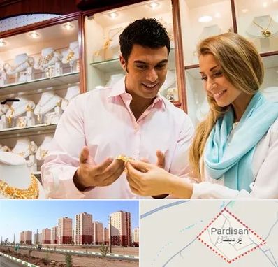 فروشگاه طلا و جواهر در پردیسان قم