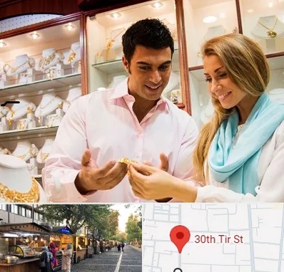 فروشگاه طلا و جواهر در سی تیر