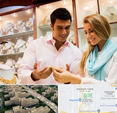 فروشگاه طلا و جواهر در اکباتان 