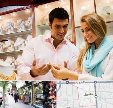 فروشگاه طلا و جواهر در سلسبیل