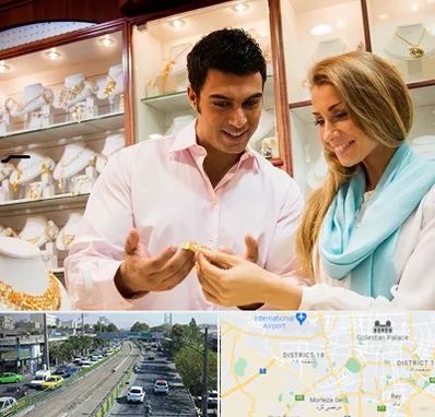 فروشگاه طلا و جواهر در جنوب تهران