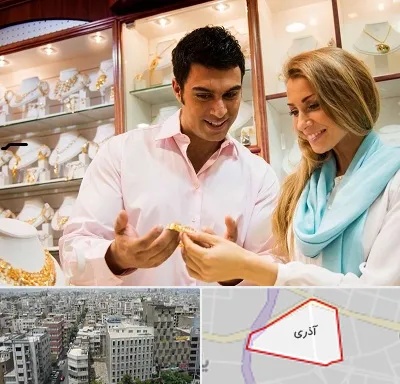 فروشگاه طلا و جواهر در آذری