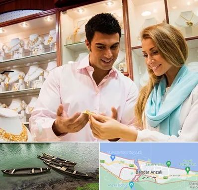 فروشگاه طلا و جواهر در بندر انزلی