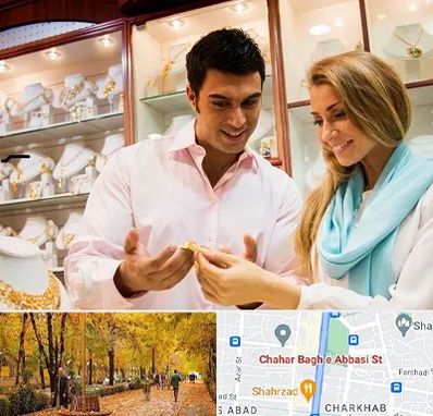 فروشگاه طلا و جواهر در چهارباغ اصفهان