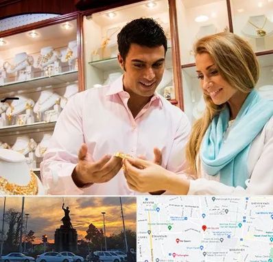 فروشگاه طلا و جواهر در میدان حر