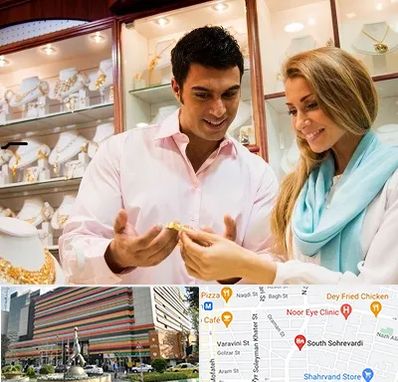 فروشگاه طلا و جواهر در سهروردی