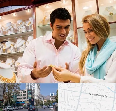 فروشگاه طلا و جواهر در کامرانیه