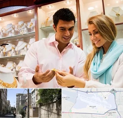 فروشگاه طلا و جواهر در مهرآباد