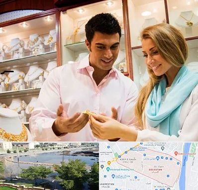 فروشگاه طلا و جواهر در گلستان اهواز