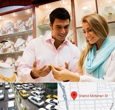 فروشگاه طلا و جواهر در مطهری تهران
