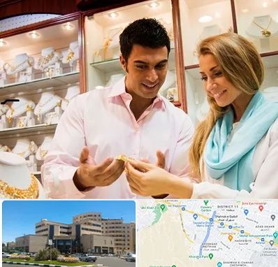 فروشگاه طلا و جواهر در صیاد شیرازی مشهد