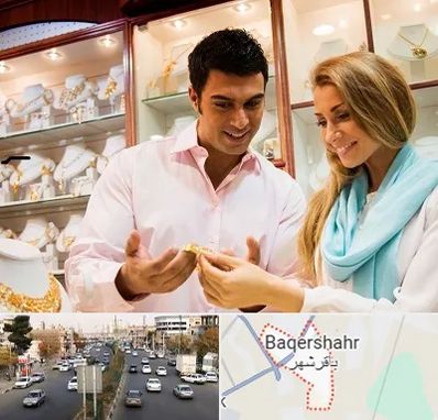 فروشگاه طلا و جواهر در باقرشهر