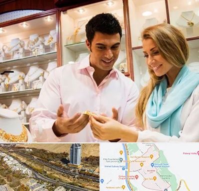 فروشگاه طلا و جواهر در خیابان نیایش شیراز