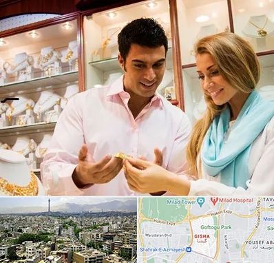 فروشگاه طلا و جواهر در گیشا