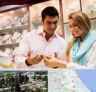 فروشگاه طلا و جواهر در رودسر