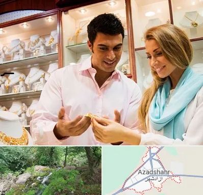 فروشگاه طلا و جواهر در آزادشهر