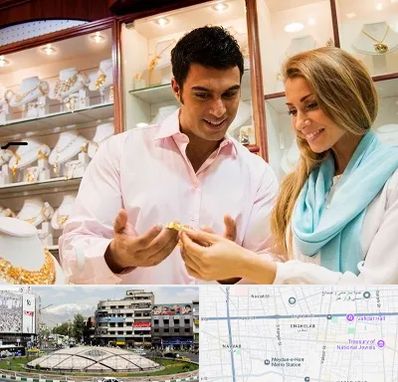 فروشگاه طلا و جواهر در مرکز تهران