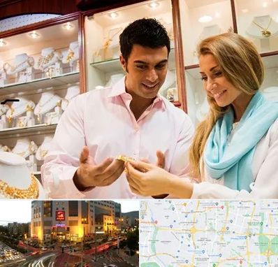 فروشگاه طلا و جواهر در جنت آباد تهران 