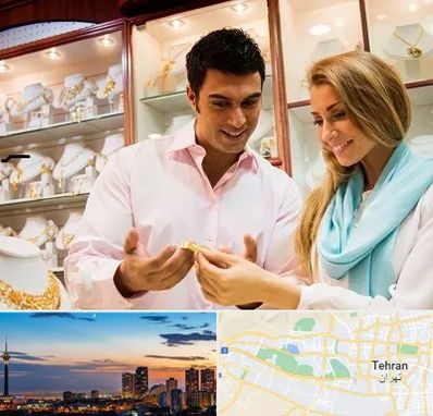 فروشگاه طلا و جواهر در غرب تهران 