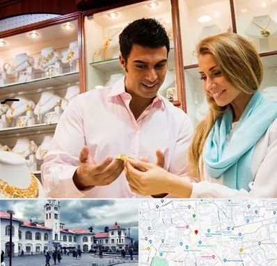 فروشگاه طلا و جواهر در میدان شهرداری رشت