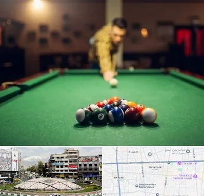 باشگاه بیلیارد در مرکز تهران