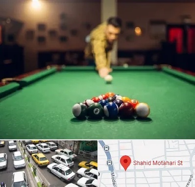 باشگاه بیلیارد در مطهری تهران