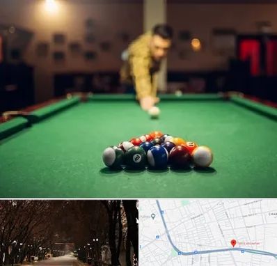 باشگاه بیلیارد در ابوریحان تبریز