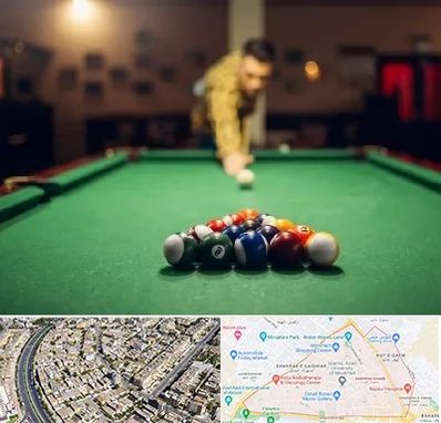 باشگاه بیلیارد در شهرک غرب مشهد