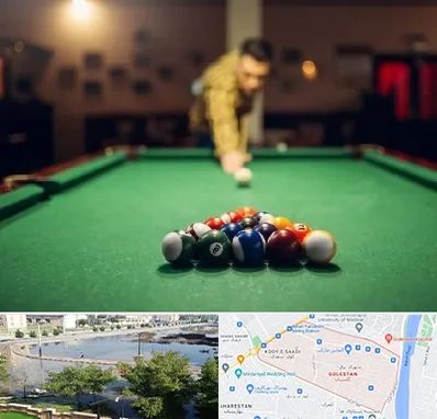 باشگاه بیلیارد در گلستان اهواز