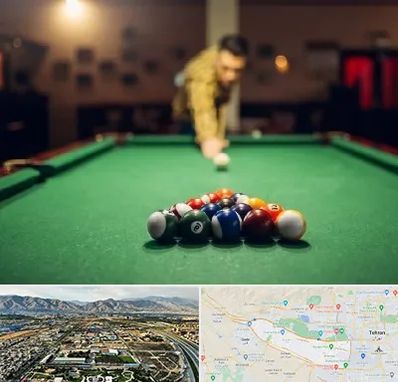 باشگاه بیلیارد در منطقه 21 تهران