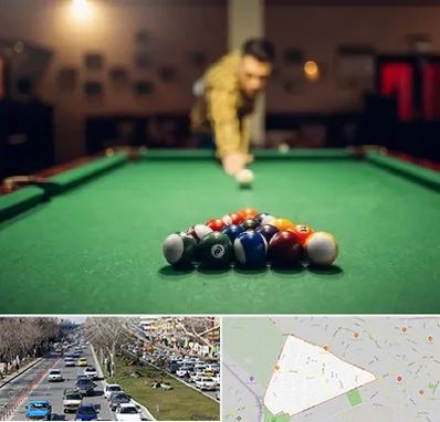 باشگاه بیلیارد در احمدآباد مشهد