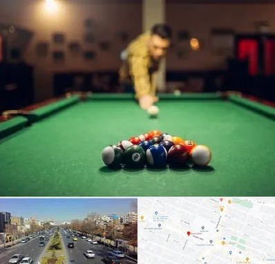 باشگاه بیلیارد در بلوار معلم مشهد