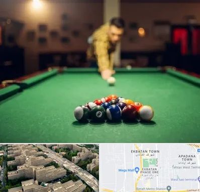 باشگاه بیلیارد در اکباتان 