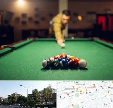 باشگاه بیلیارد در میدان کاج