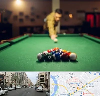 باشگاه بیلیارد در زیتون کارمندی اهواز